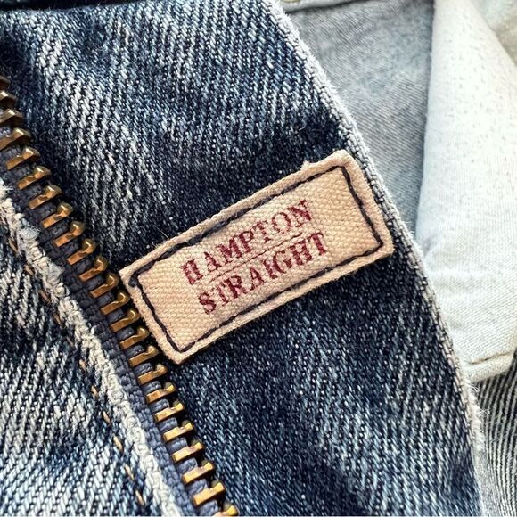 Polo Ralph Lauren Hampton Straight Leg Jeans Relaxed Fit Distressed - Picture 14 of 15